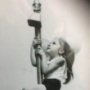 Megan Hoyt as a child