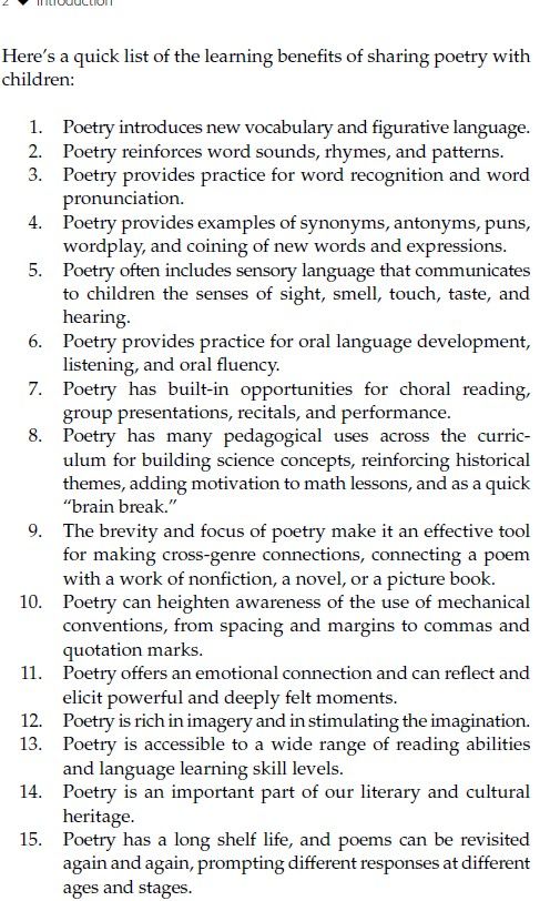 Sylvia Vardell intro to 40 Poems