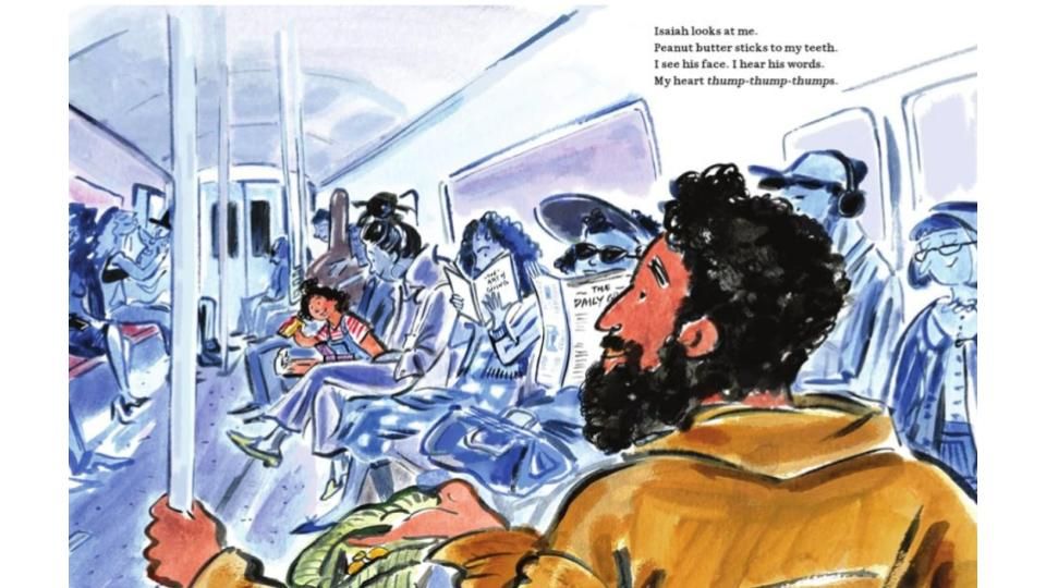 Faith Takes the Train bus scene