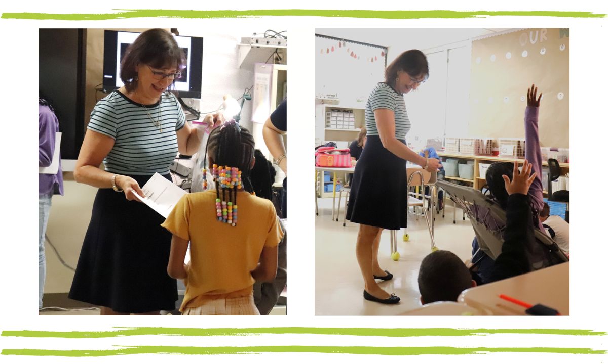 School visit collage