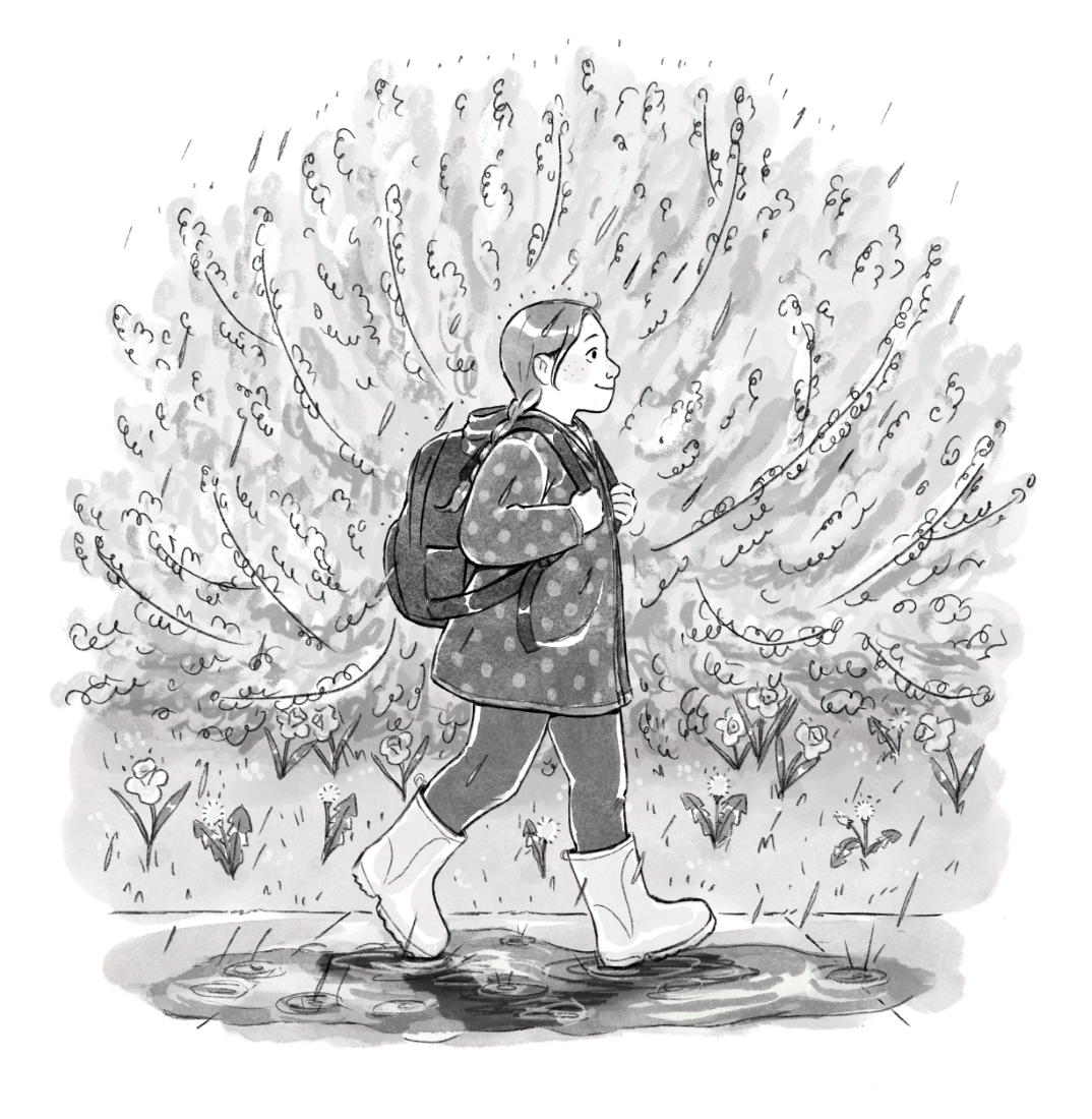 Sparrow, Always interior illustration