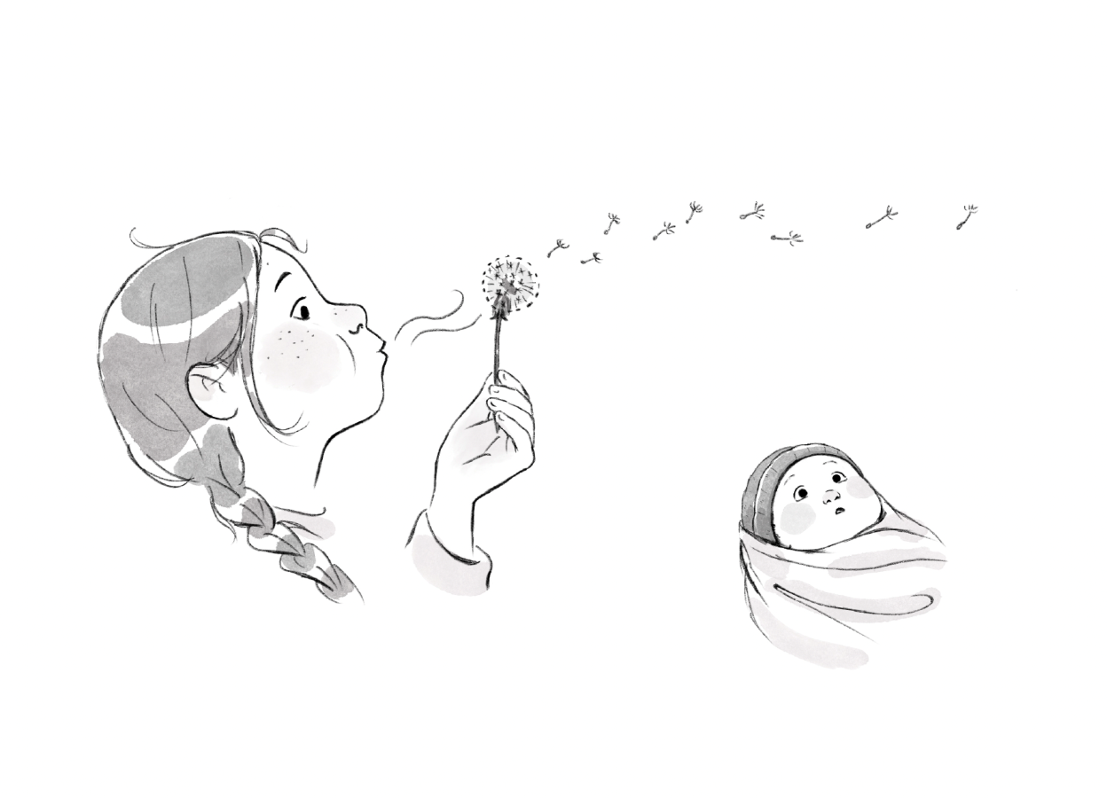 Sparrow, Always interior illustration