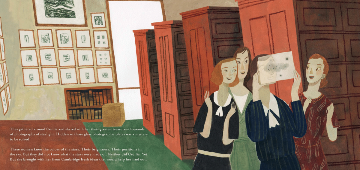 Cecilia with Harvard computeres