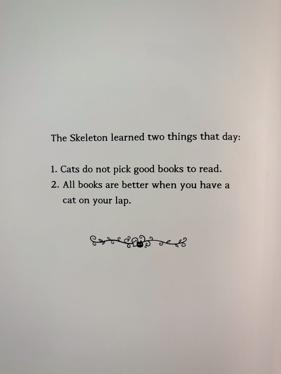 Text from Skeleton and Cat